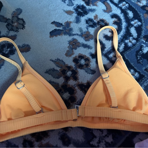 Vibrant Orange Triangle Bikini Top – Bold & Bright - Picture 2 of 4